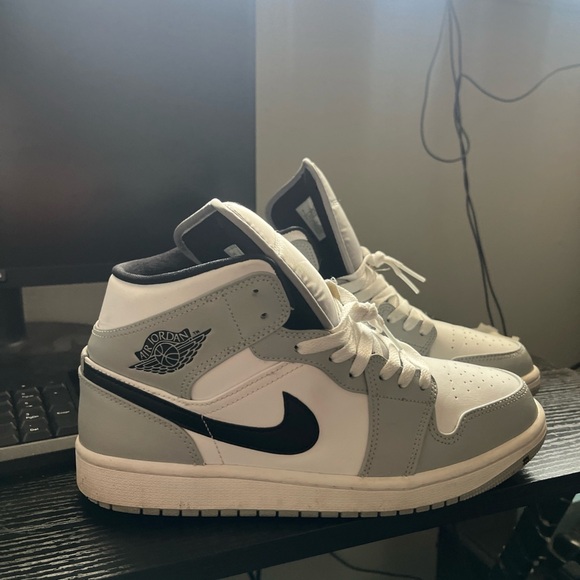 Nike Other - Nike Air Jordan Mid - White and Gray with Black Accents